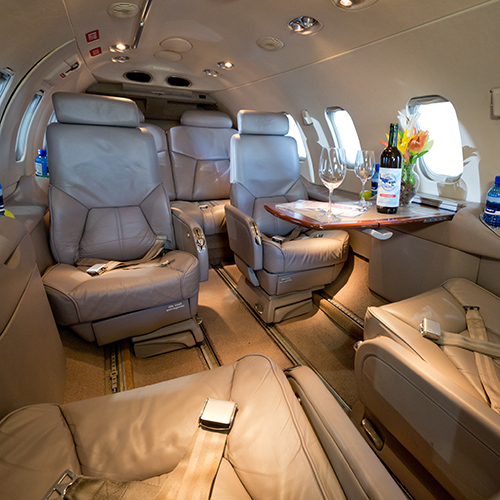 Learjet 31A Interior