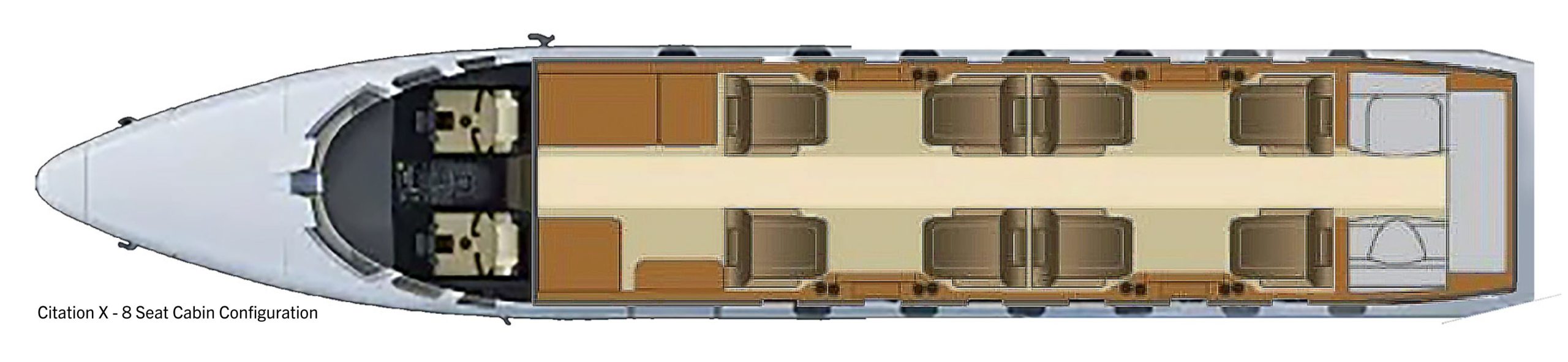 Citation X Seating
